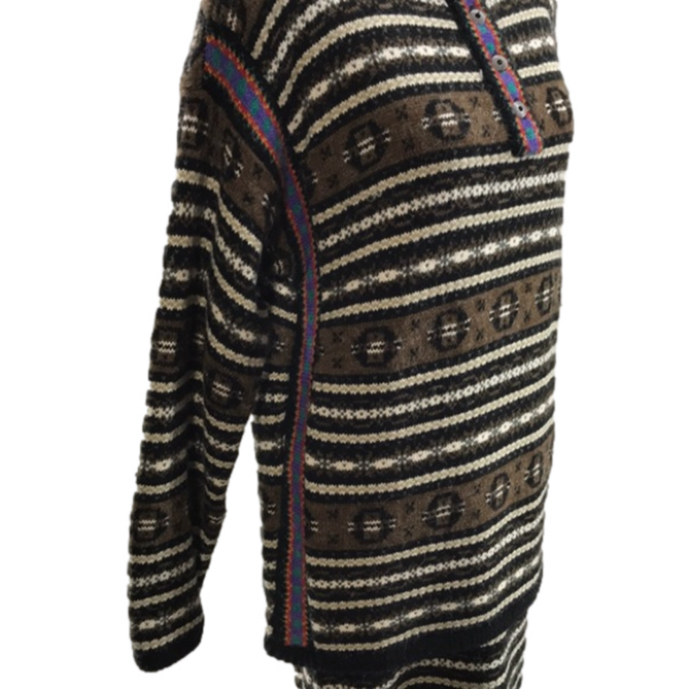 KITTY HAWK INDUSTRIES, LTD—VINTAGE—Heavy Southwestern Sweater Top & Skirt Set—M - Picture 6 of 17